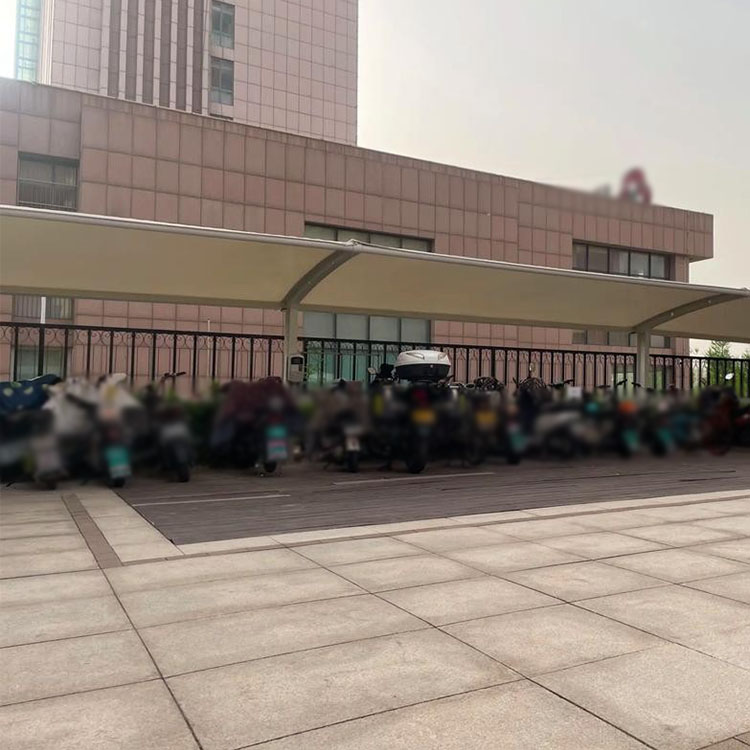 献县膜结构电动车棚