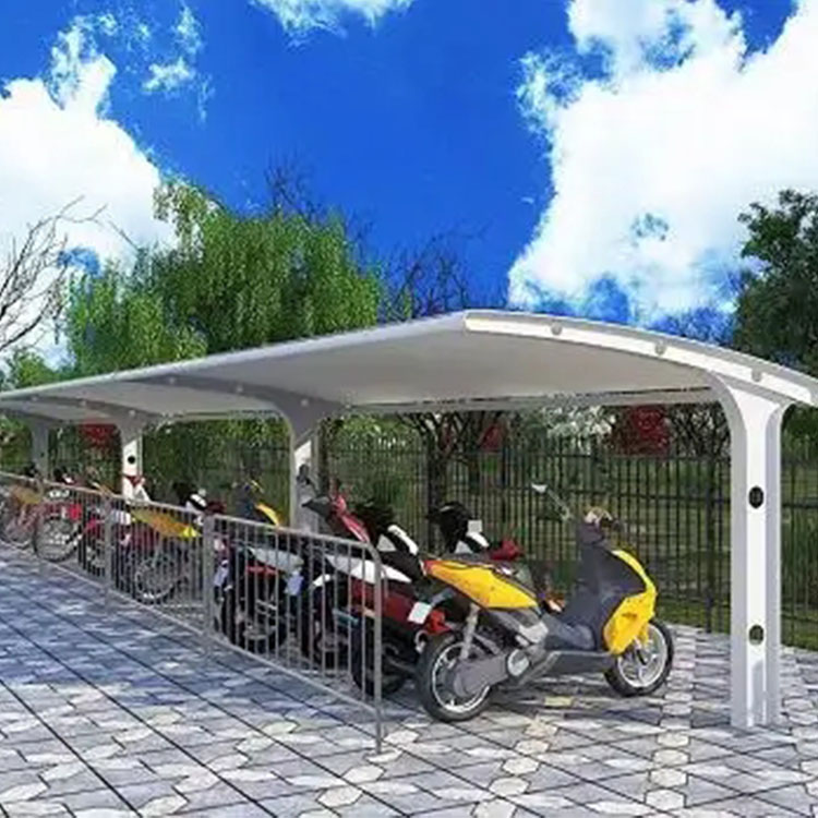 献县膜结构电动车棚